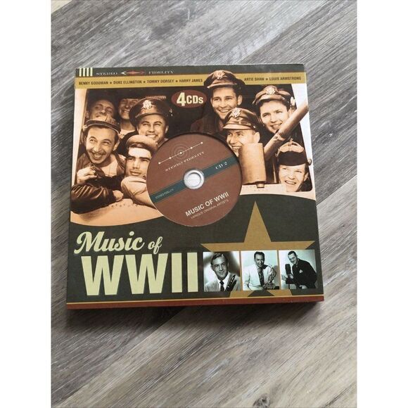 Music Of WWII Box Set by Various Artists CD 2011 4 Discs SEALED - Picture 2 of 5